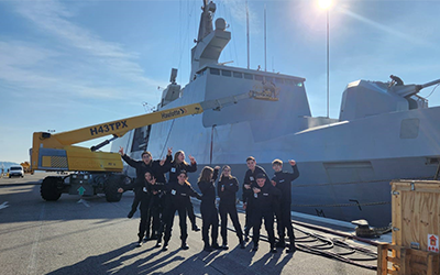 Visite de la base navale de Toulon