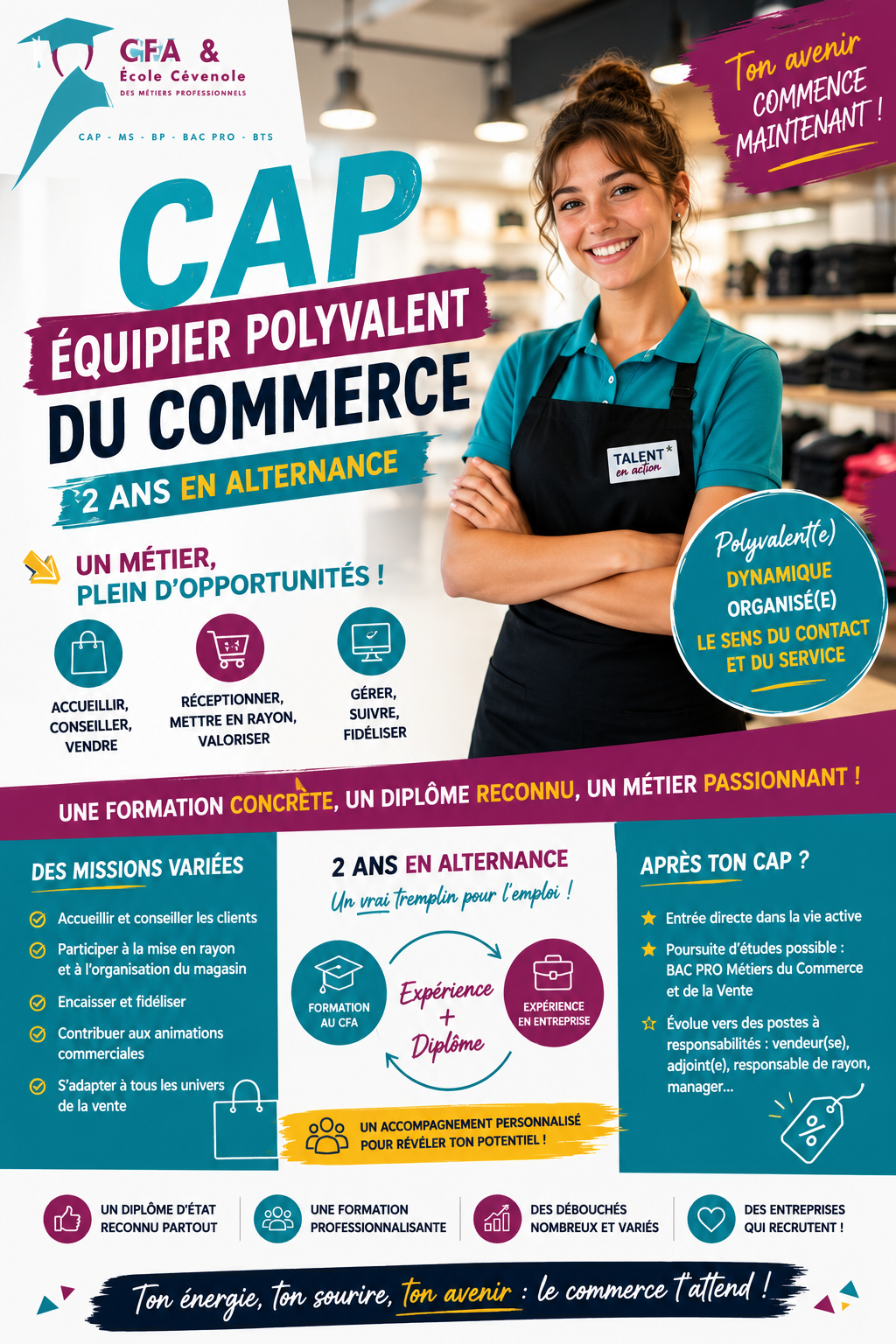 Formation CAP en alternance ALES 